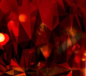 FX №206965 Christmas background polygonal triangles techno red  color