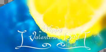 FX №207856 lemon water  happy valentines day