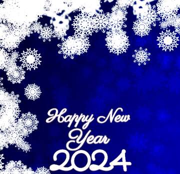 FX №207327 New year background with snowflakes happy new year  2024