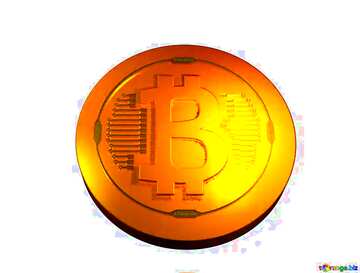 FX №208214 Bitcoin gold isolated
