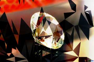 FX №208563 diamond Polygonal triangles techno background