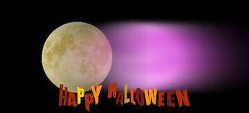 FX №209577 Full moon happy Halloween background