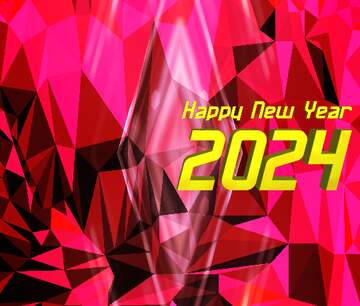 FX №209605 Polygon background happy new year 2024
