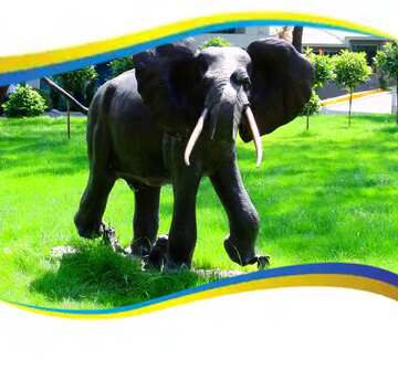 FX №21591 Image for profile picture Elephant . Garden  sculpture..