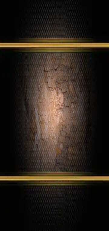 FX №210701 wood texture brick  carbon gold frame