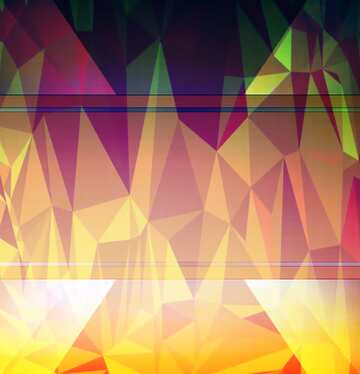 FX №210286 Sunset Gradient Polygonal background template