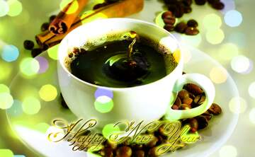 FX №212841 Cup of coffee Happy New Year