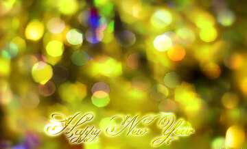 FX №212869 Bright  color  background. text Happy New Year 3d gold