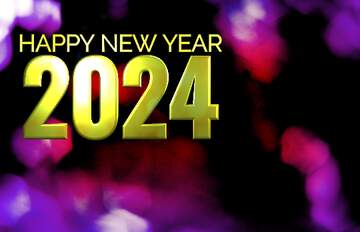 FX №212861 Bright  color  background. blur happy new year 2024