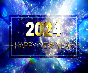 FX №212685 Color snow macro background Happy New Year 2024