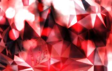 FX №212873 Bright  color  background. polygonal red  picture