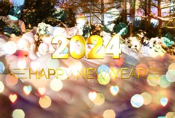 FX №212301 Snowdrifts Holiday Winter Happy New Year 2024