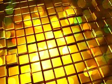 FX №213910 3d abstract gold metal cube background Bokeh Background Illustration