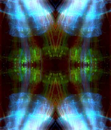 FX №213827 Electric lighting effect, abstract  fractal pattern