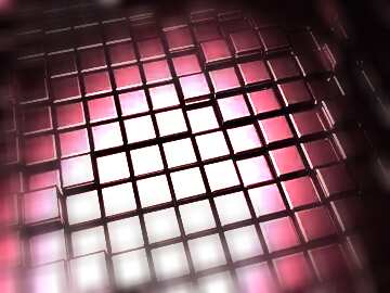 FX №213944 3d abstract metal cube background Red Pink Purple