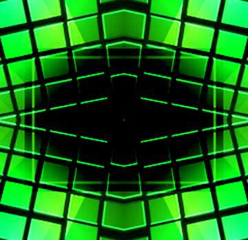 FX №214745 3d abstract green metal cube boxes background dark pattern