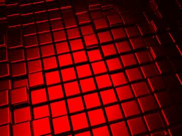 FX №214155 3d abstract dark red metal cube background