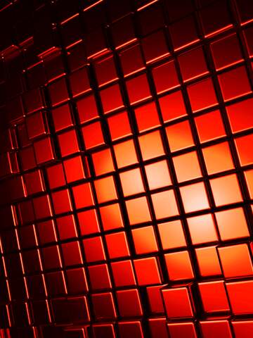 FX №215027 3d abstract red metal cube boxes background vertical
