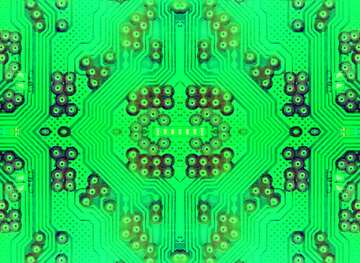 FX №215515 circuit electronic board lines pattern very light