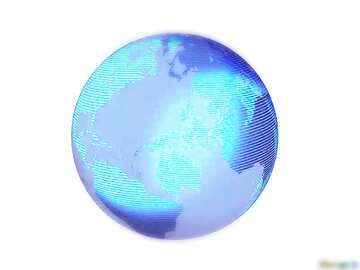 FX №215848 Modern global world earth concept planet symbol blurring top bottom macro