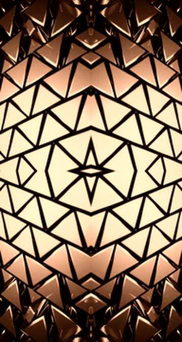 FX №215154 3D abstract geometric volumetric triangle metal background Dark Clipart Ornament Pattern