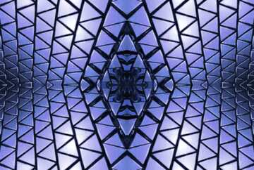 FX №215137 3D abstract geometric volumetric triangle gold metal background Blue Futuristic Illustration...
