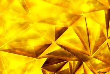 FX №215716 Polygon gold twinkling stars background