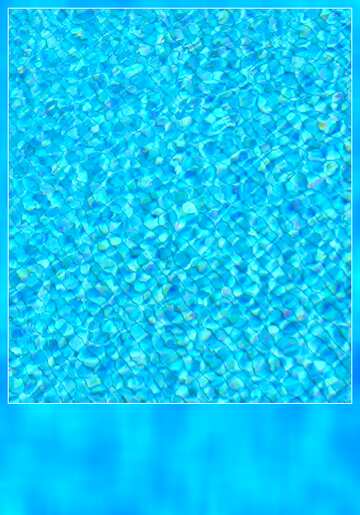 FX №216411 The texture of the water pool bottom blank card