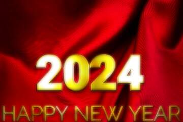FX №216307 Background fabric  Happy New Year 2024