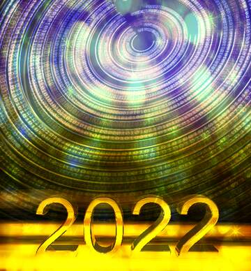 FX №216357 Digital Binary data. Futuristic infographic background 2022