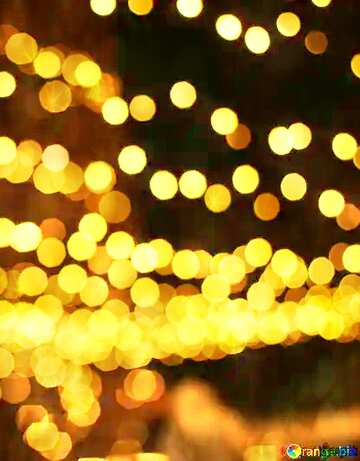 FX №216164 Christmas city street  bokeh lights twinkling stars
