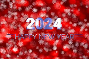 FX №216267 Background Christmas and Happy New Year 2024 Blue