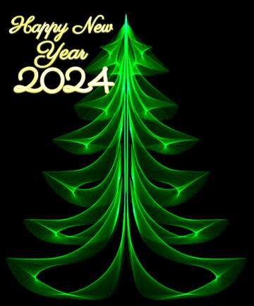 FX №217135 Christmas tree happy new year 2024