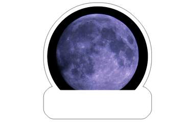 FX №219957 Sticker Blue moon
