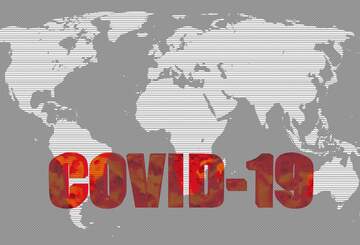 FX №219190 Technology Texture Modern background 3d text Corona virus Covid-19 Coronavirus disease 2019 2020