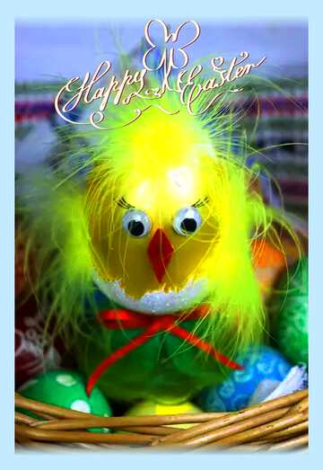 FX №22399 Easter chick vivid bright color
