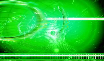 FX №220892 Futuristic green numbers  design concept business background