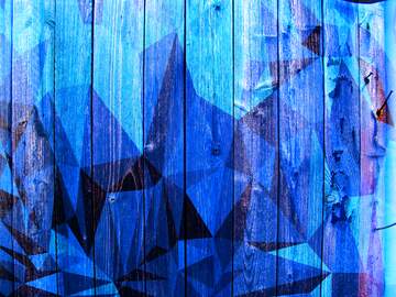 FX №220470 Polygonal blur Wooden board.Texture.