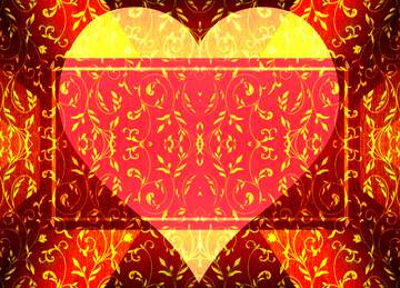 FX №220871 Rich  Heart shaped background