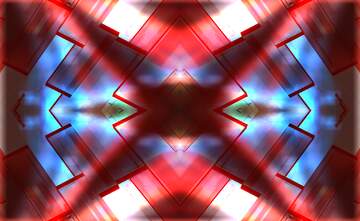 FX №222298 Creative 3d abstract squares fractal pattern