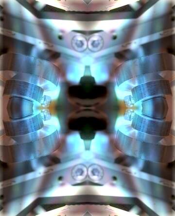FX №226647 Blurred mechanical fractal background