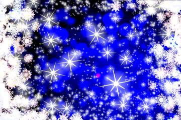 FX №227995 Blue snowflakes background