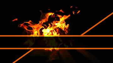 FX №227644 Flame line fire a close up of a fire geometrical thumbnail background