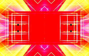 FX №227687 Red light yellow line neon visual effect lighting graphics symmetry game lines gradient