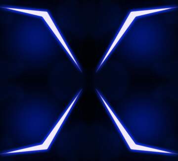 FX №229900 Neon lines blue background