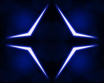 FX №229889 Neon lines blue pattern