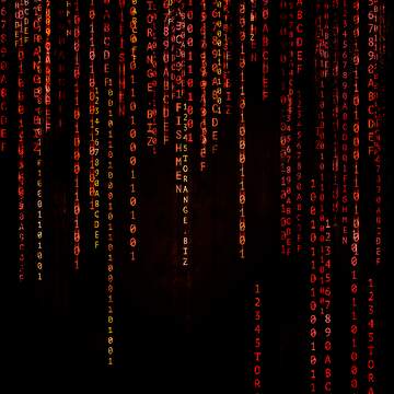 FX №234331 Dark red Digital enterprise matrix style background