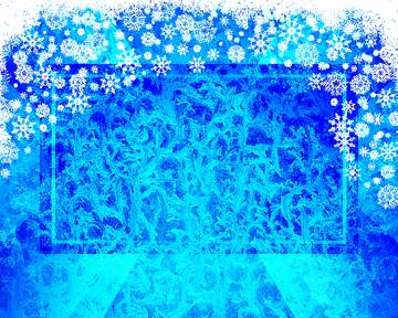 FX №262530 Blue frozen  Christmas background