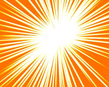 FX №262246 Orange rays explosive overlay