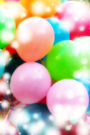 FX №263585 Beautiful  Colored balloons